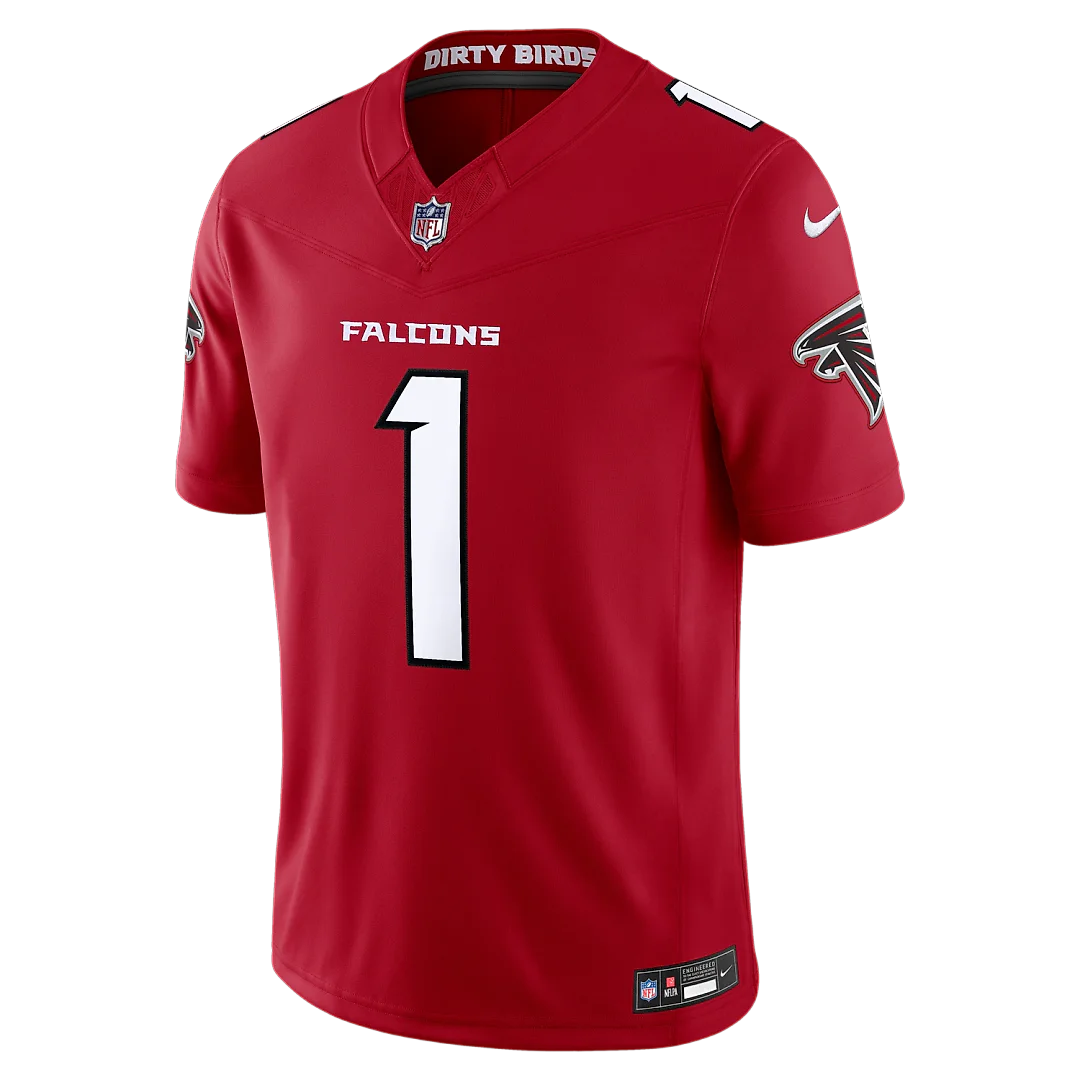 Zennovawear Dirty Birds Atlanta Falcons Team Vapor FUSE. Stitched Limited Jersey - Red