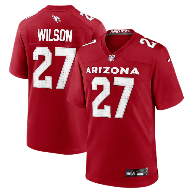 Zennovawear Divaad Wilson Arizona Cardinals Team Game Jersey - Cardinal