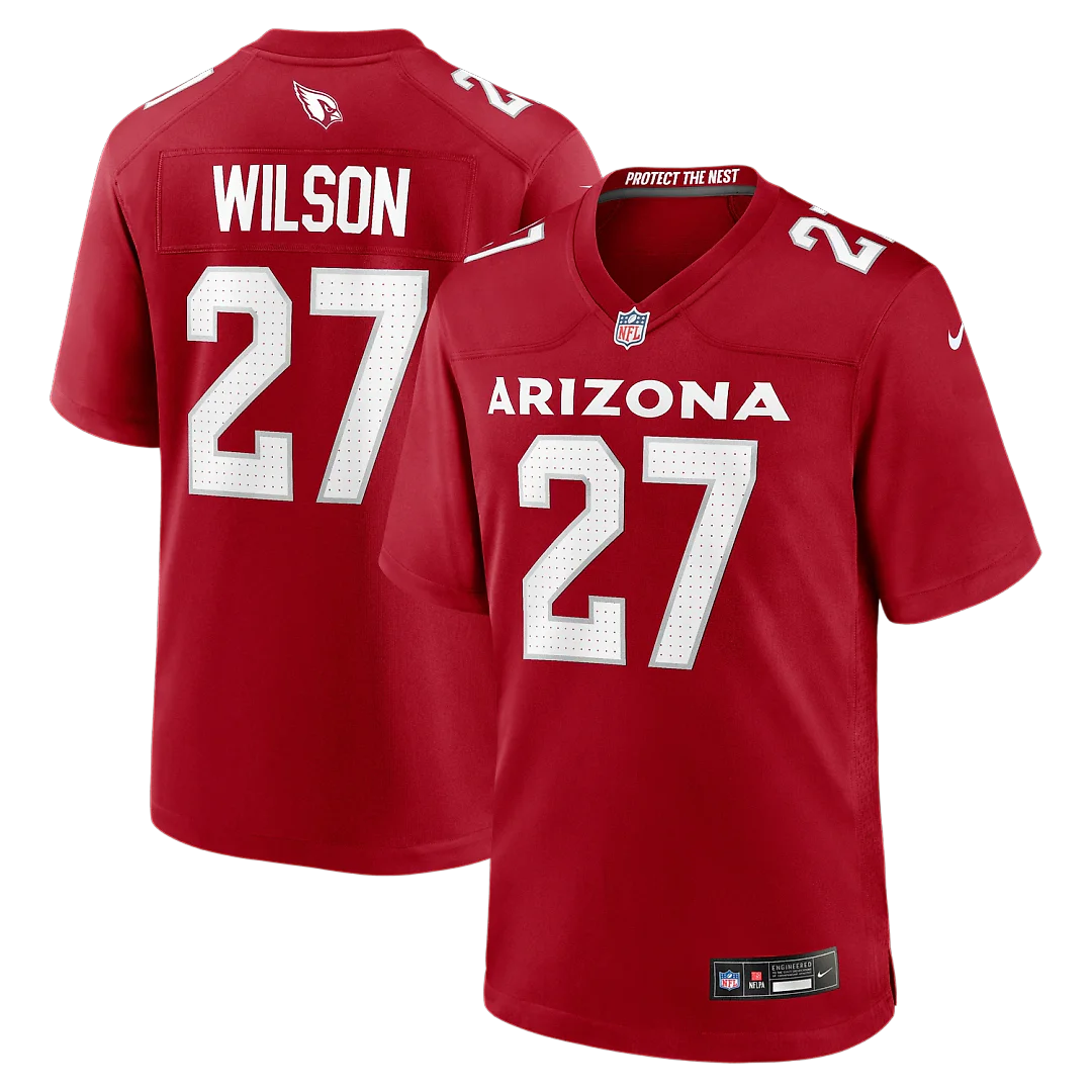Zennovawear Divaad Wilson Arizona Cardinals Team Game Jersey - Cardinal