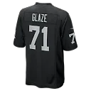 Zennovawear DJ Glaze Las Vegas Raiders Team Game Jersey - Black