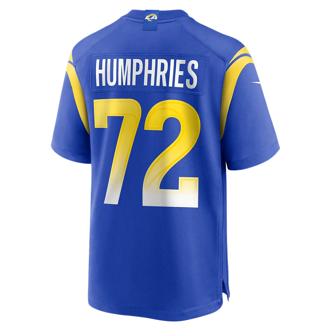 Zennovawear D.J. Humphries Los Angeles Rams Team Game Jersey - Royal