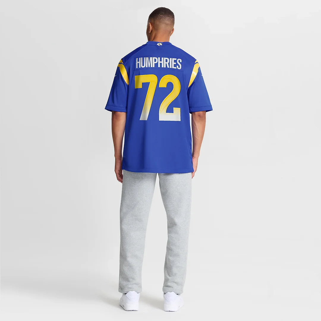 Zennovawear D.J. Humphries Los Angeles Rams Team Game Jersey - Royal