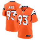 Zennovawear D.J. Jones Denver Broncos Team Game Jersey - Orange