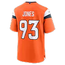 Zennovawear D.J. Jones Denver Broncos Team Game Jersey - Orange