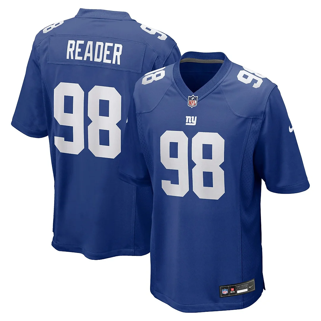 Zennovawear D.J. Reader New York Giants Game Jersey - Royal