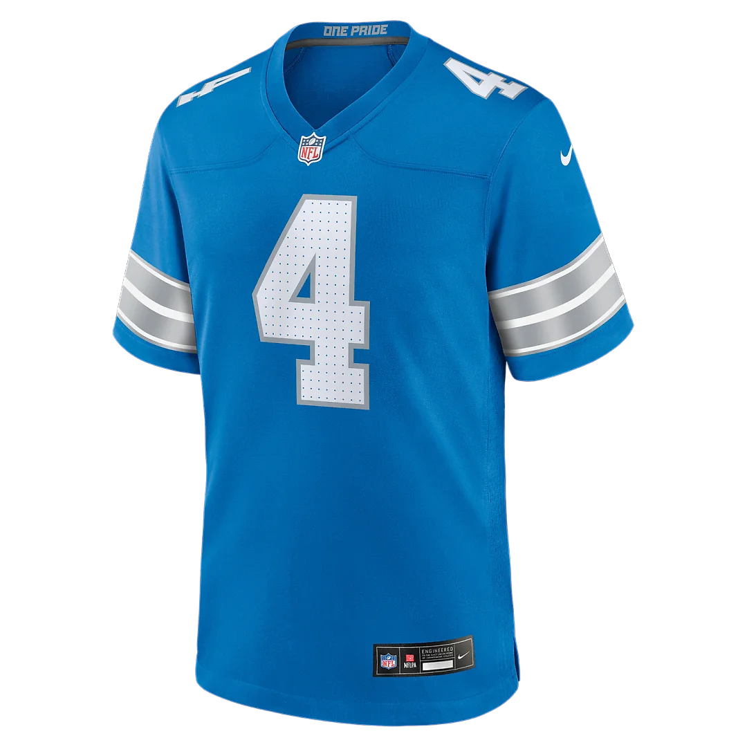 Zennovawear D.J. Reed Detroit Lions Team Game Jersey - Blue