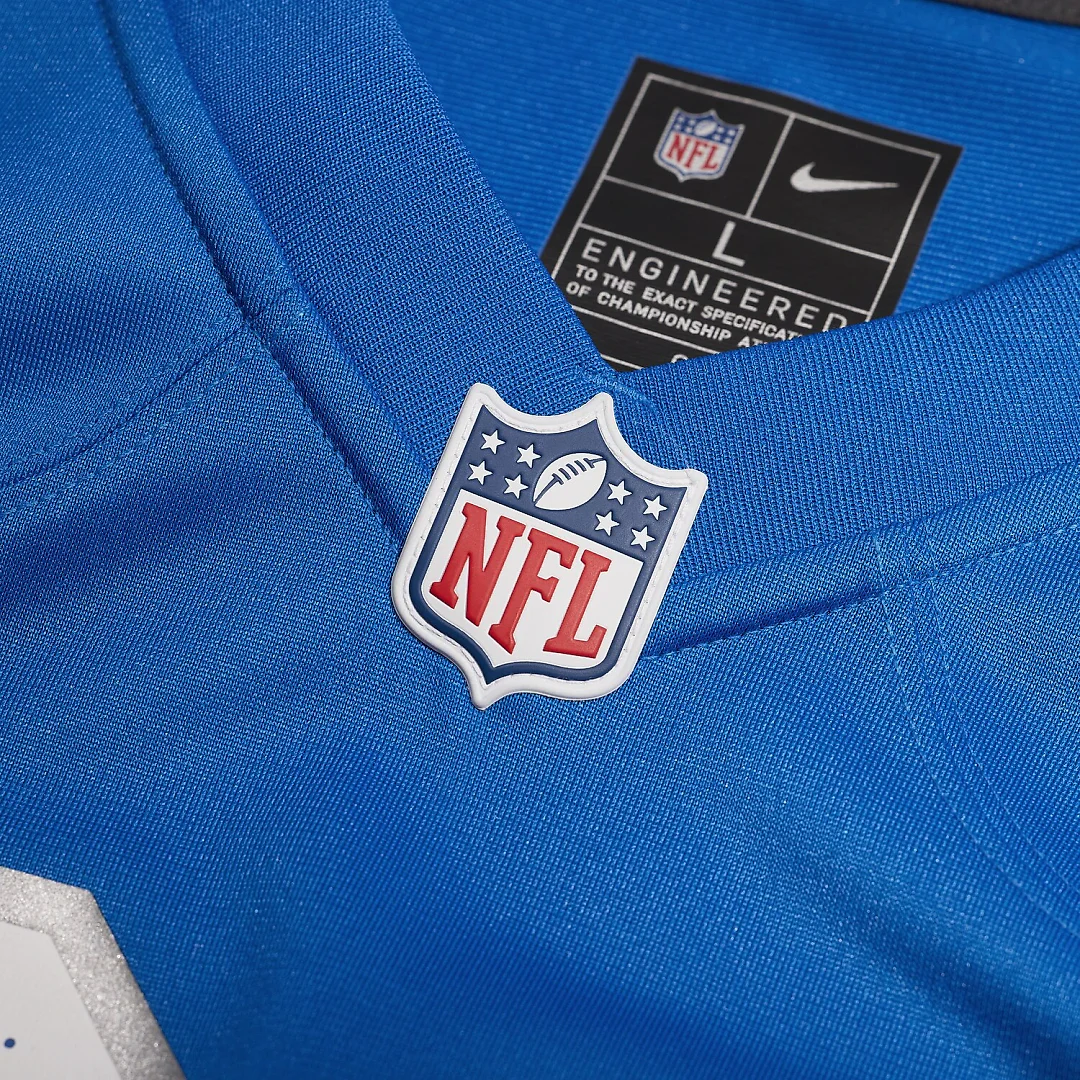 Zennovawear D.J. Reed Detroit Lions Team Game Jersey - Blue