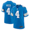 Zennovawear D.J. Reed Detroit Lions Team Game Jersey - Blue