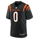Zennovawear DJ Turner II Cincinnati Bengals Team Game Jersey - Black