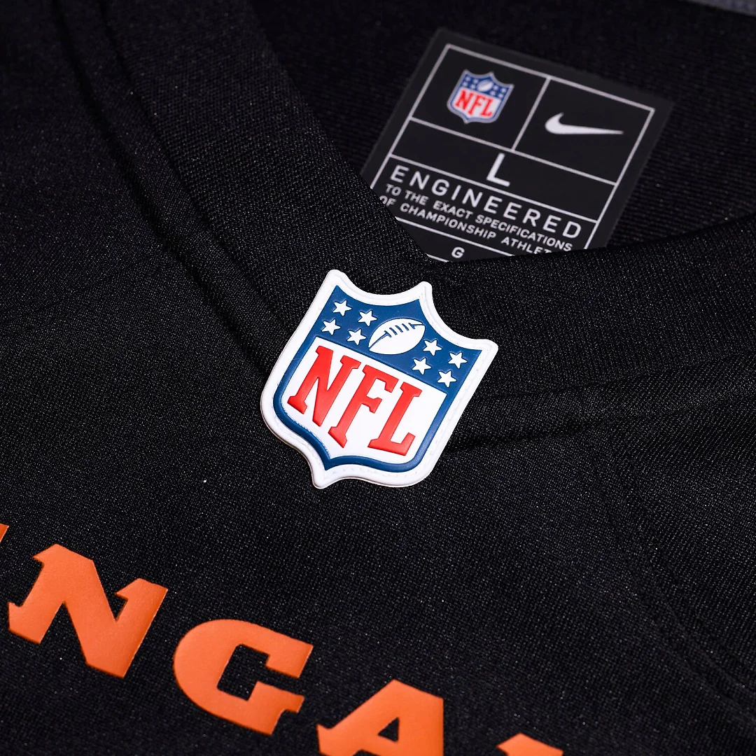 Zennovawear DJ Turner II Cincinnati Bengals Team Game Jersey - Black
