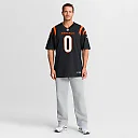 Zennovawear DJ Turner II Cincinnati Bengals Team Game Jersey - Black