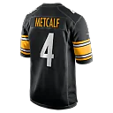 Zennovawear DK Metcalf Pittsburgh Steelers Game Player Jersey - Black