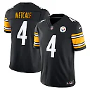 Zennovawear DK Metcalf Pittsburgh Steelers Team Vapor FUSE. Stitched Limited Jersey - Black