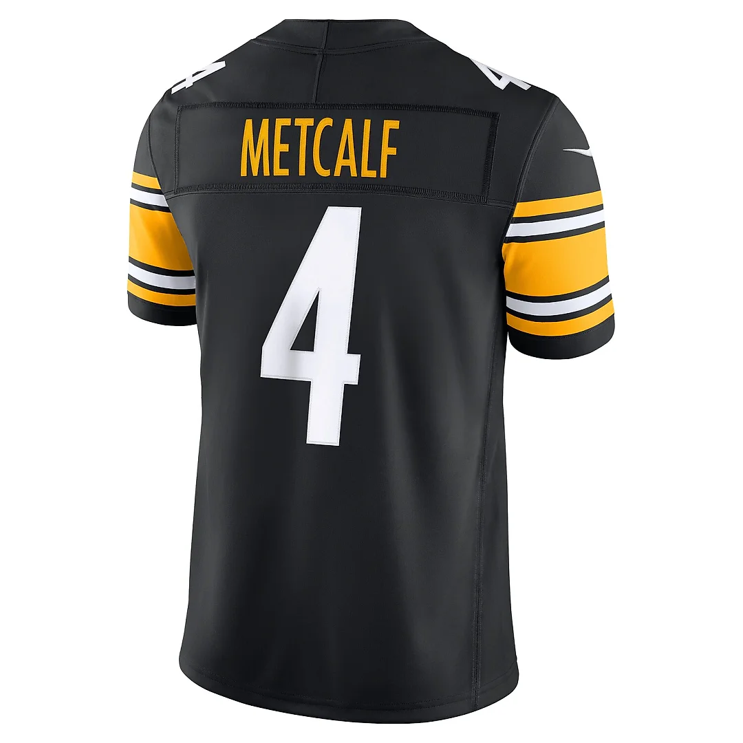 Zennovawear DK Metcalf Pittsburgh Steelers Team Vapor FUSE. Stitched Limited Jersey - Black