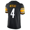 Zennovawear DK Metcalf Pittsburgh Steelers Team Vapor FUSE. Stitched Limited Jersey - Black