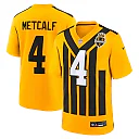 Zennovawear DK Metcalf Pittsburgh Steelers Alternate 1933 Throwback Game Jersey - Gold