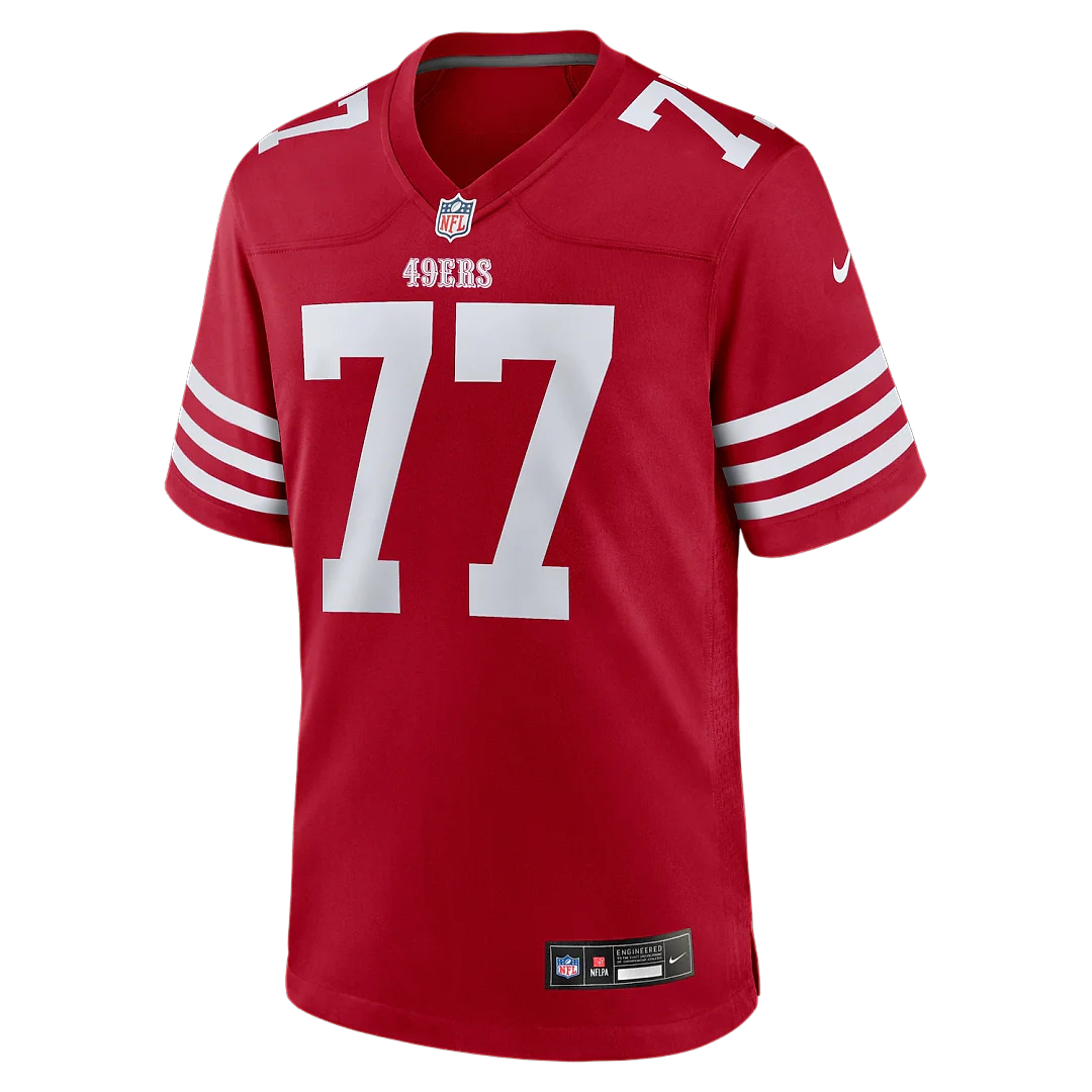 Zennovawear Dominick Puni San Francisco 49ers Team Game Jersey - Scarlet