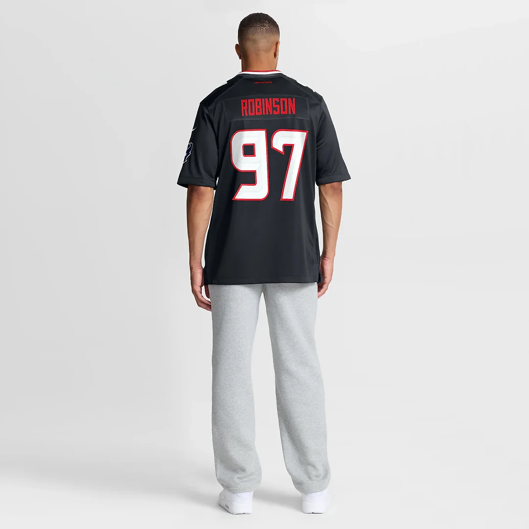 Zennovawear Dominique Robinson Houston Texans Team Game Jersey - Navy