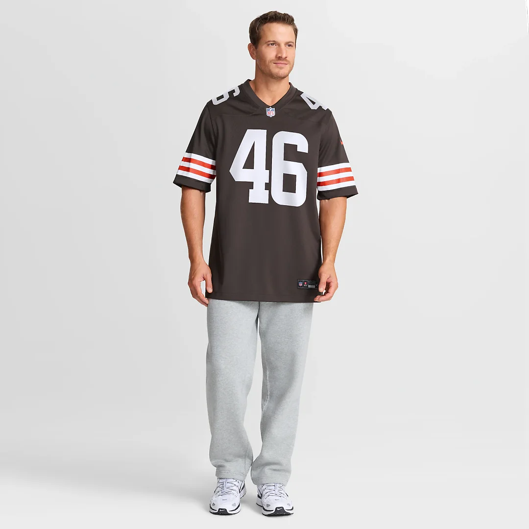 Zennovawear Don Fleming Cleveland Browns Retired Player Jersey - Brown