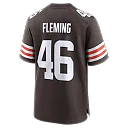 Zennovawear Don Fleming Cleveland Browns Retired Player Jersey - Brown