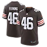 Zennovawear Don Fleming Cleveland Browns Retired Player Jersey - Brown