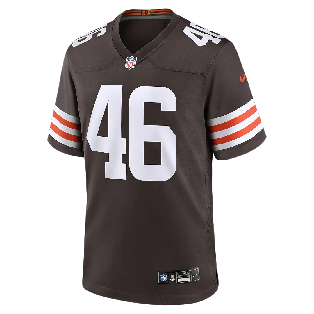 Zennovawear Don Fleming Cleveland Browns Retired Player Jersey - Brown
