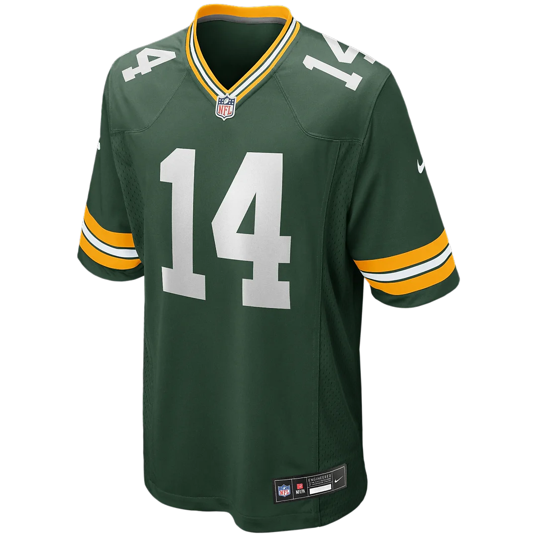 Zennovawear Don Hutson Green Bay Packers Game Retired Player Jersey - Green