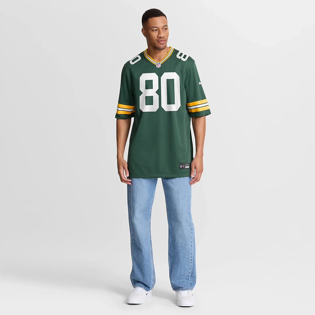 Zennovawear Donald Driver Green Bay Packers Game Retired Player Jersey - Green