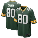 Zennovawear Donald Driver Green Bay Packers Game Retired Player Jersey - Green