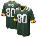 Zennovawear Donald Driver Green Bay Packers Game Retired Player Jersey - Green