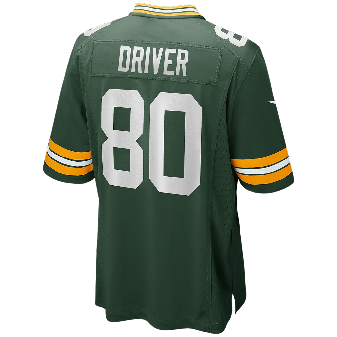 Zennovawear Donald Driver Green Bay Packers Game Retired Player Jersey - Green