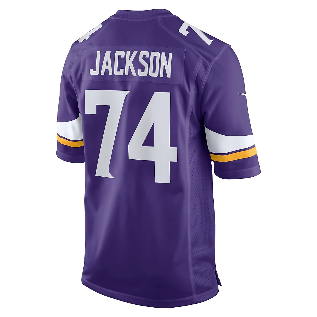 Zennovawear Donovan Jackson Minnesota Vikings Game Player Jersey - Purple