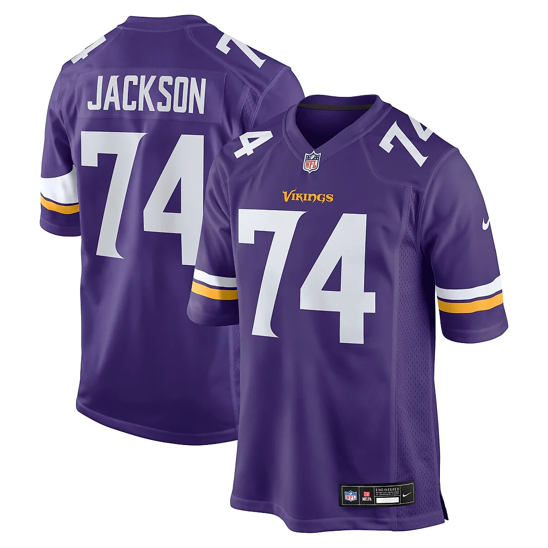 Zennovawear Donovan Jackson Minnesota Vikings Game Player Jersey - Purple