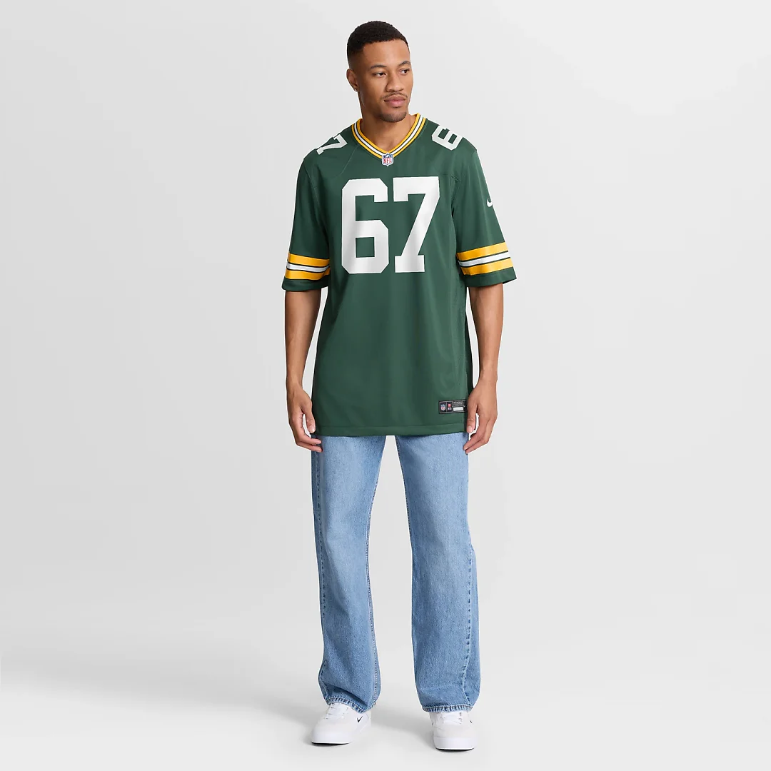 Zennovawear Donovan Jennings Green Bay Packers Team Game Jersey - Green