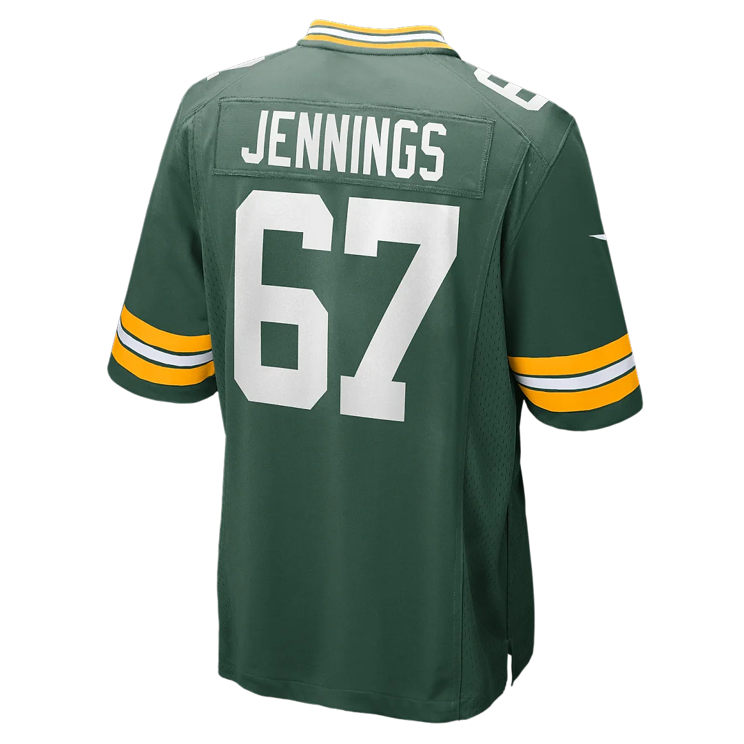 Zennovawear Donovan Jennings Green Bay Packers Team Game Jersey - Green