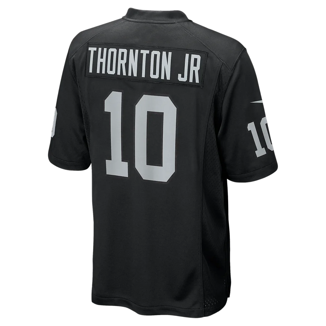 Zennovawear Dont'e Thornton Jr. Las Vegas Raiders Team Game Jersey - Black