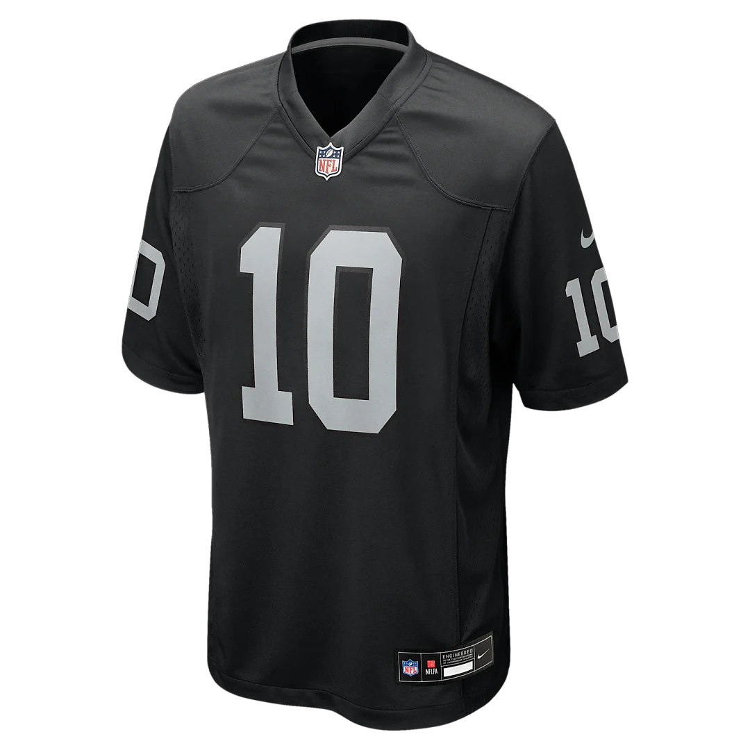 Zennovawear Dont'e Thornton Jr. Las Vegas Raiders Team Game Jersey - Black