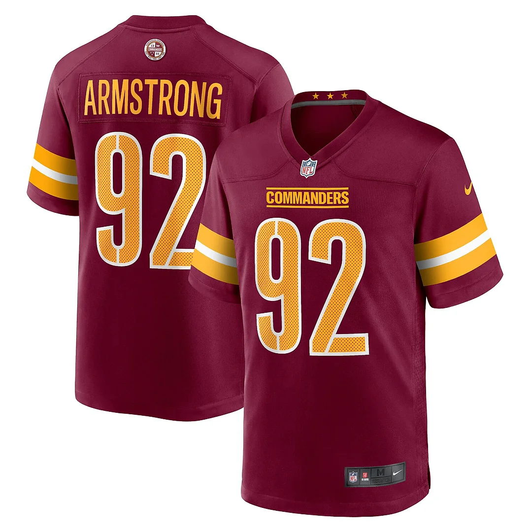Zennovawear Dorance Armstrong Washington Commanders Game Jersey - Burgundy