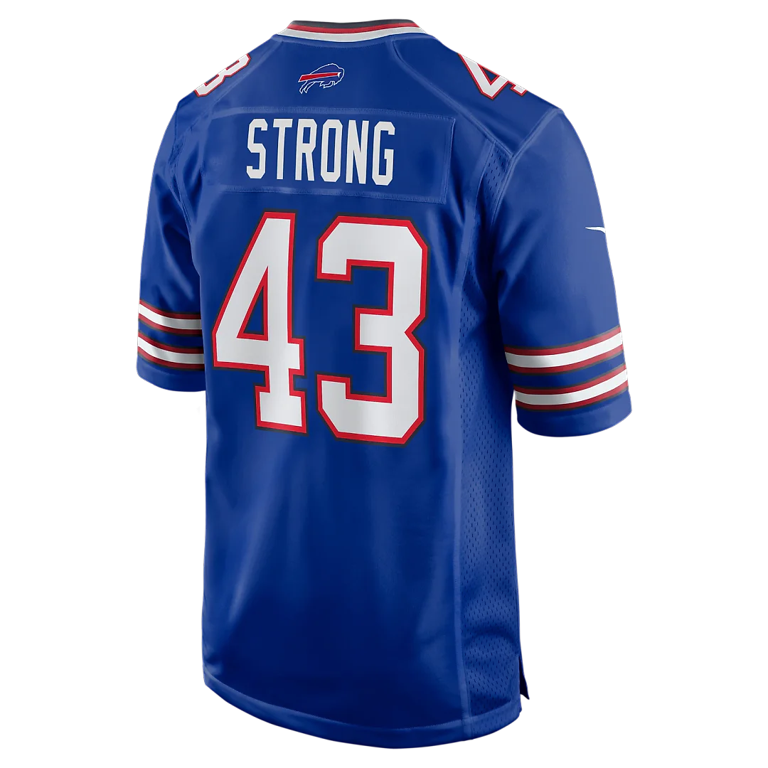 Zennovawear Dorian Strong Buffalo Bills Team Game Jersey - Royal