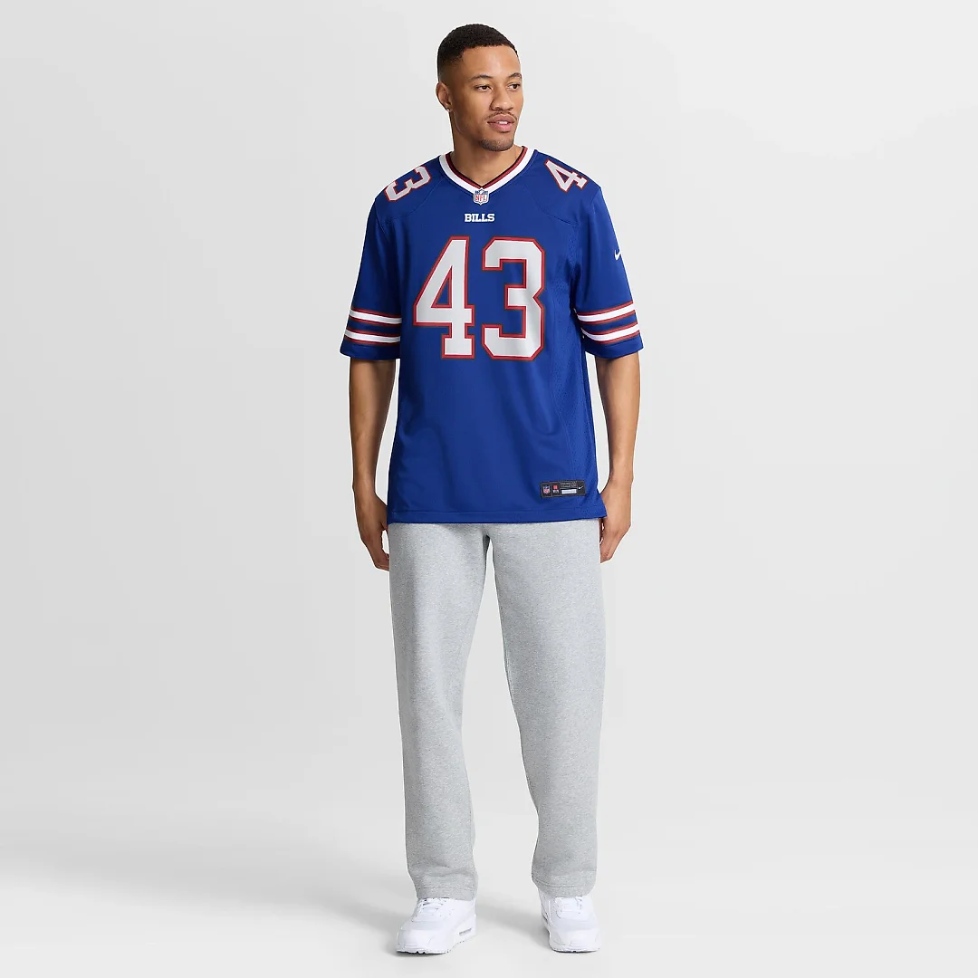 Zennovawear Dorian Strong Buffalo Bills Team Game Jersey - Royal