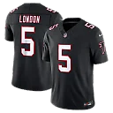 Zennovawear Drake London Atlanta Falcons Alternate Throwback Vapor FUSE. Stitched Limited Jersey - Black