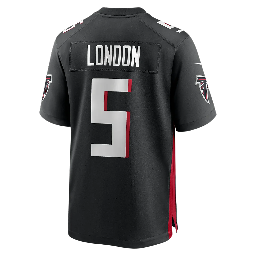 Zennovawear Drake London Atlanta Falcons Player Game Jersey - Black