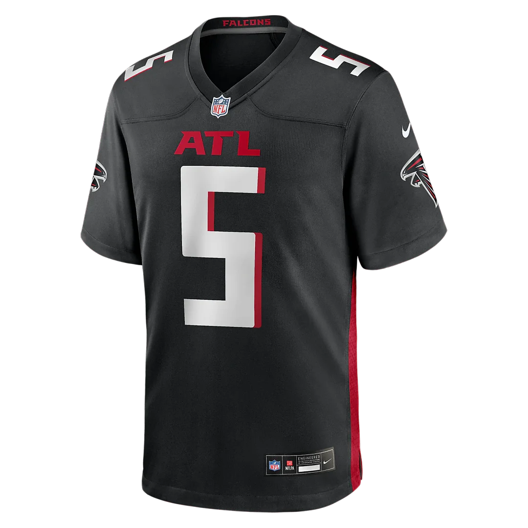Zennovawear Drake London Atlanta Falcons Player Game Jersey - Black