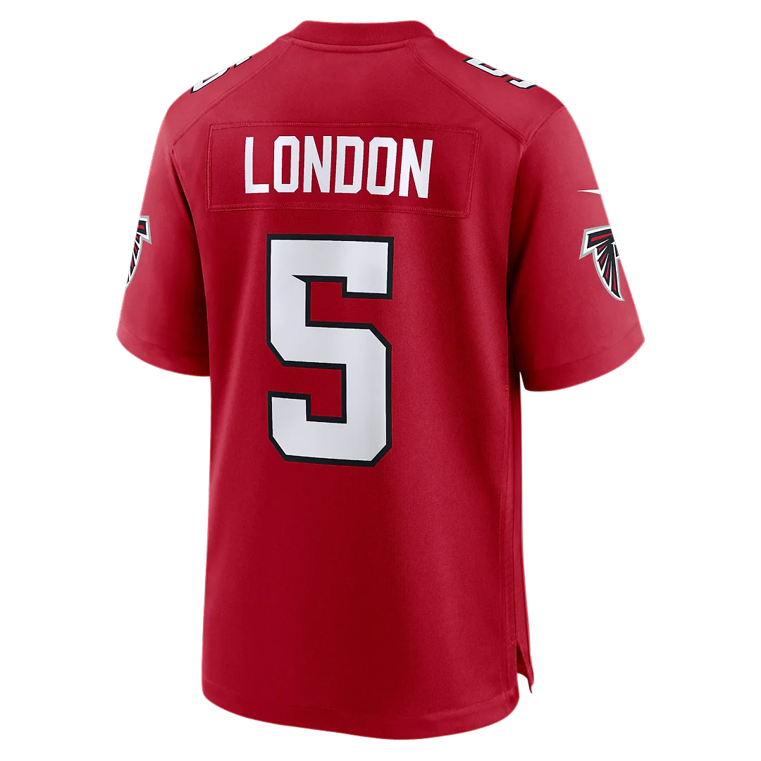 Zennovawear Drake London Atlanta Falcons Game Jersey - Red