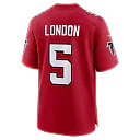 Zennovawear Drake London Atlanta Falcons Game Jersey - Red
