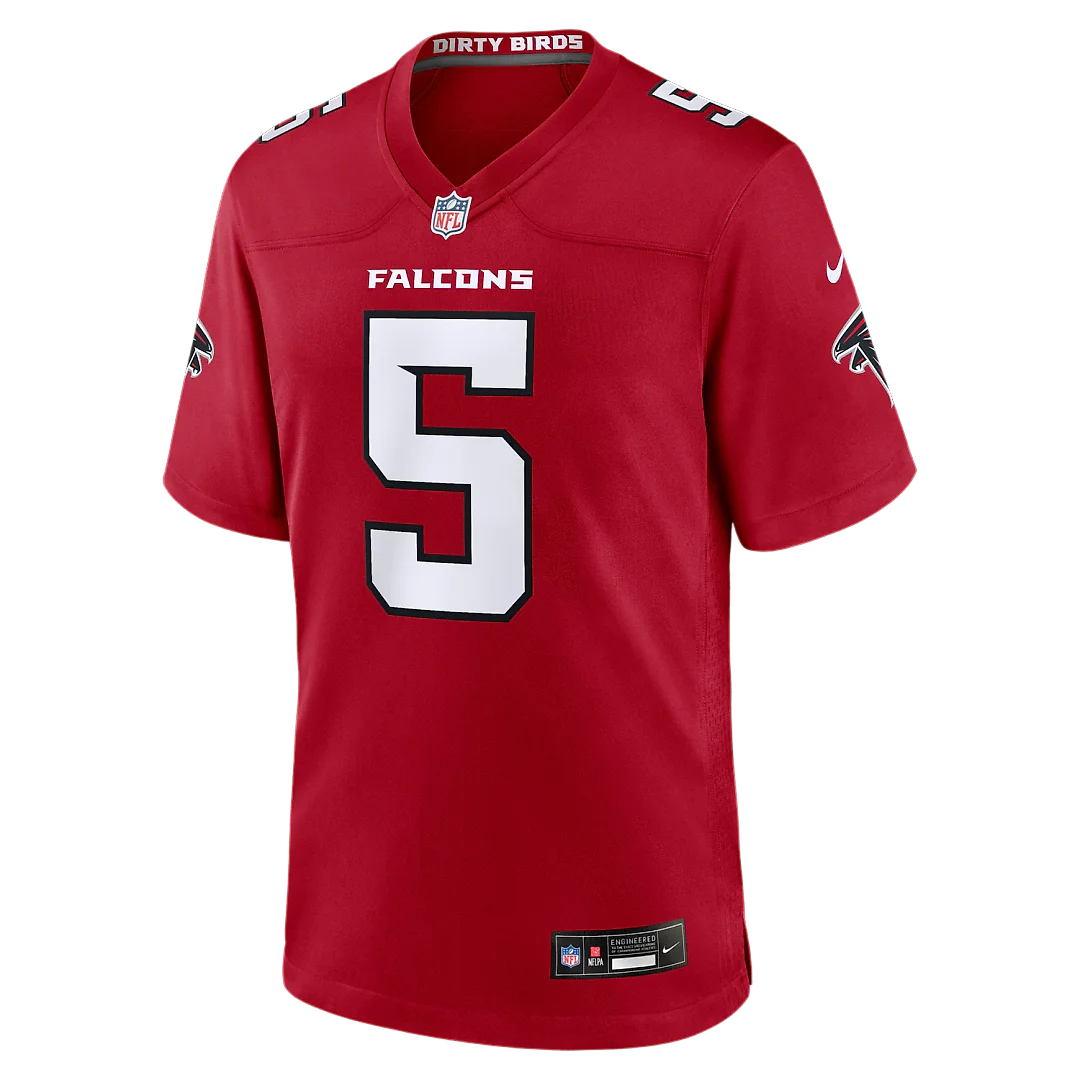 Zennovawear Drake London Atlanta Falcons Game Jersey - Red