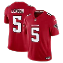 Zennovawear Drake London Atlanta Falcons Team Vapor FUSE. Stitched Limited Jersey - Red