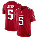Zennovawear Drake London Atlanta Falcons Team Vapor FUSE. Stitched Limited Jersey - Red