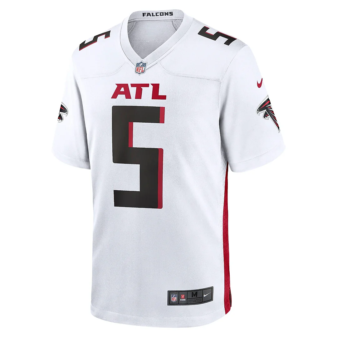 Zennovawear Drake London Atlanta Falcons Away Game Player Jersey - White