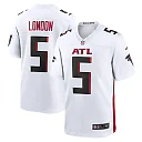 Zennovawear Drake London Atlanta Falcons Away Game Player Jersey - White
